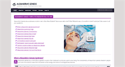 Desktop Screenshot of alexandriasgenesis.com